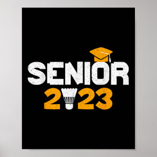 Affiche Cl De 2023 Badminton Graduation 2023 Grad Senior