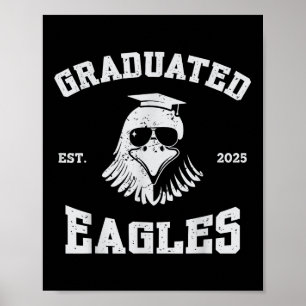 Affiche Cl De 2025 Senior Men Graduated Eagles Mascot Kid