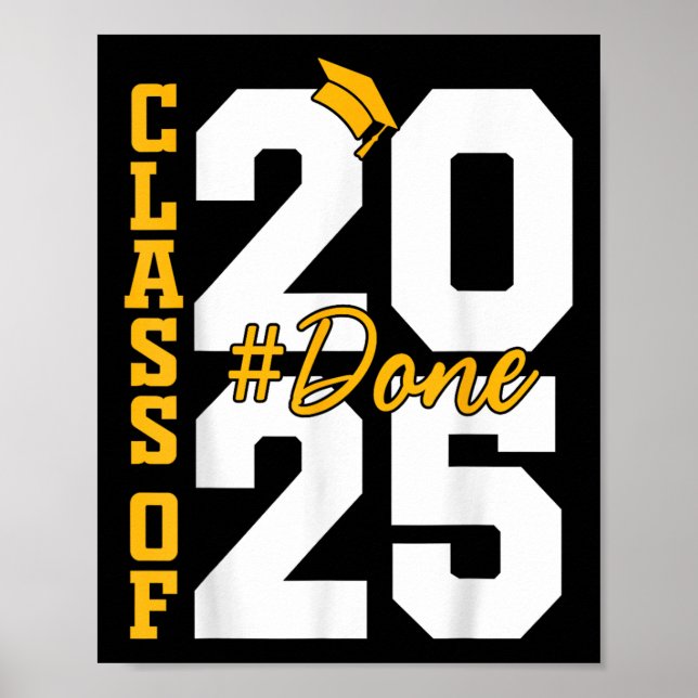 Affiche Cl De 2025 Terminé Graduation 2025 (Devant)