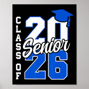 Affiche Cl de 2026 Senior 2026 Retour à l'école 2025 Diplô