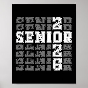 Affiche Cl de 2026 Senior 2026 Retour à l'école 2026 Diplô