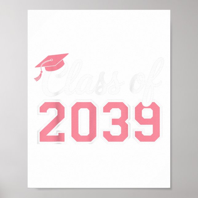 Affiche Cl De 20 Croissance Avec Moi Kindergarten Pink Coq (Devant)