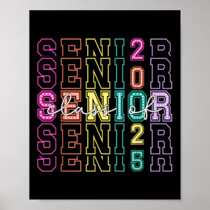 Affiche Cl Of 2025 Senior 2025 Graduation 2025 Retour À Sc
