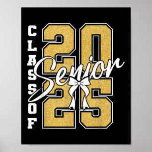 Affiche Cl Of 2025 Senior 2025 Graduation Drôle Hommes Fem