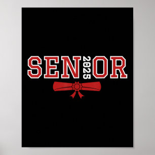 Affiche Cl Of 2025 Senior - High School Graduation 2025