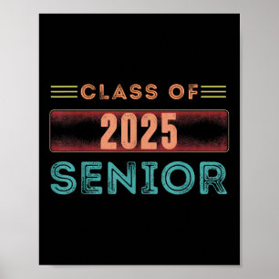 Affiche Cl Of 2025 Senior Shirt - Graduation Cadeau Tee