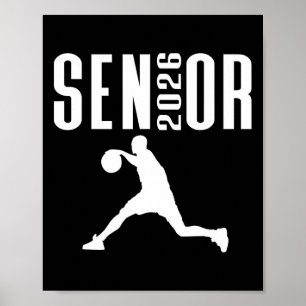 Affiche Cl Of 2026 Senior Sports Theme Sketll Player Graph