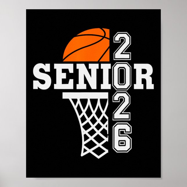 Affiche Cl Of 2026 Sketll Senior 26 Player Team Graduation (Devant)