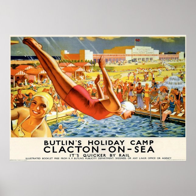 AFFICHE CLACTON EN MER (Devant)