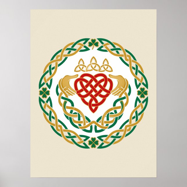 Affiche Claddagh Roundel (Devant)