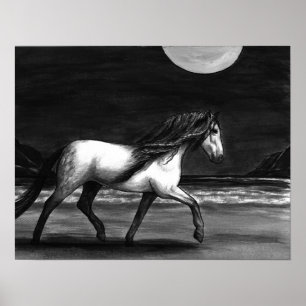 Affiche Clair de lune Andalusion