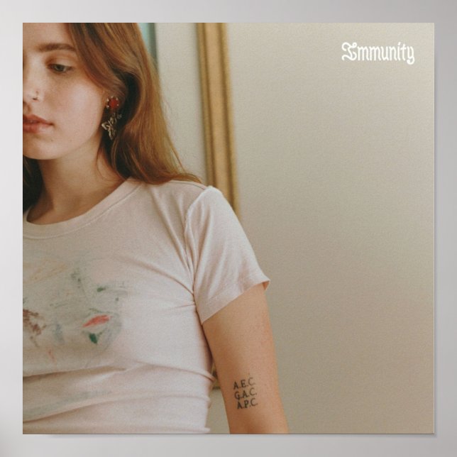 Affiche Clairo de l'immunité des albums (Devant)