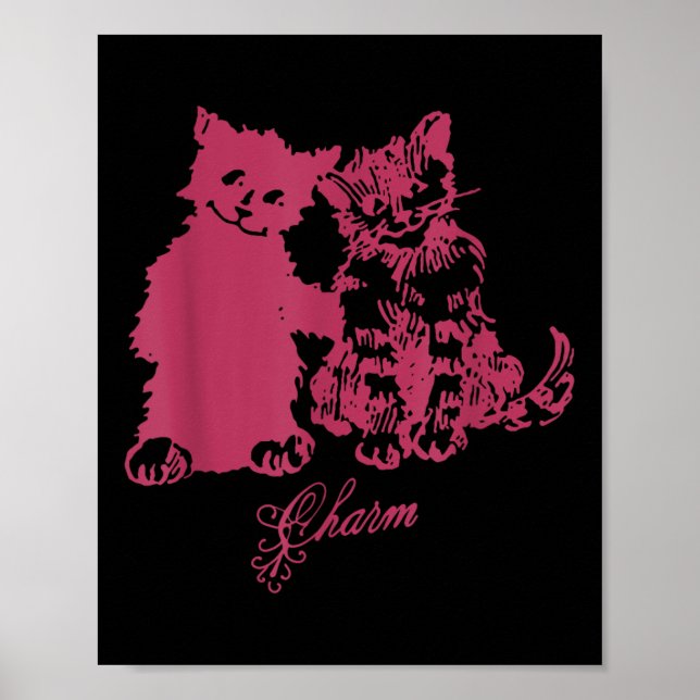Affiche Clairo dit qu'un chat charme le dessin des meilleu (Devant)