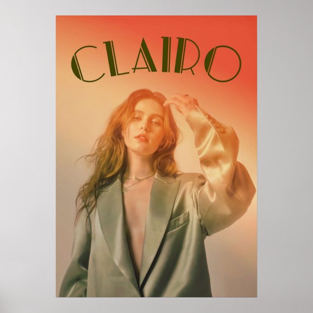 Affiche Clairo vert (Devant)