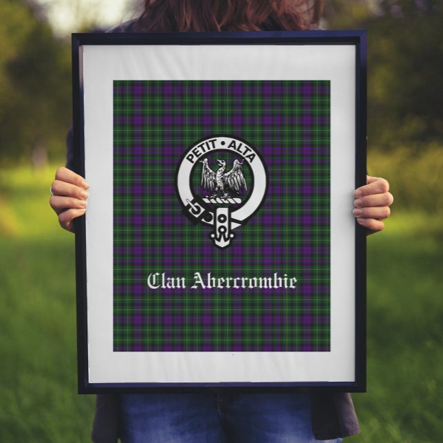 Affiche Clan Abercrombie Tartan & Crest (Créateur téléchargé)