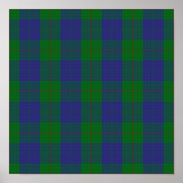 Affiche Clan Barclay Tartan - Téléchargement numérique (Devant)
