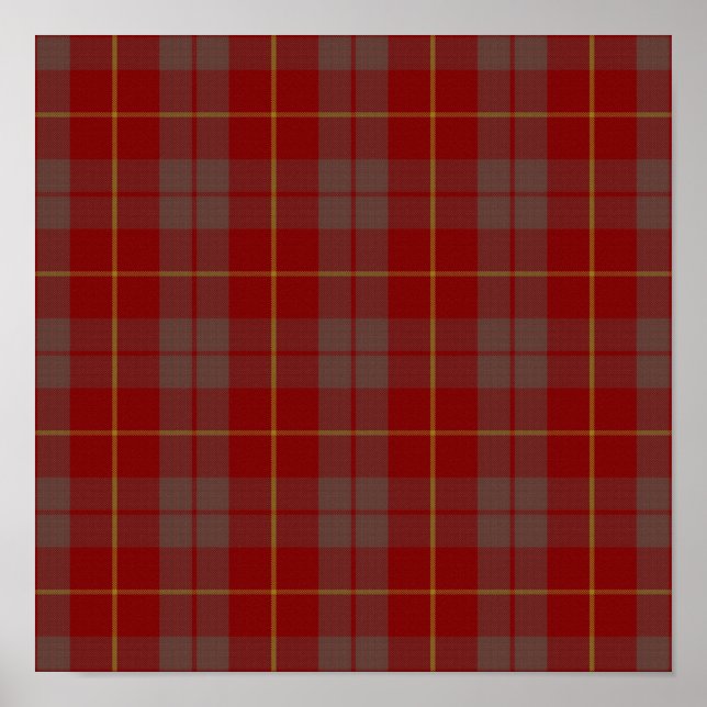 Affiche Clan Bryce Tartan - Téléchargement numérique (Devant)