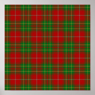 Affiche Clan Burnett Tartan - Téléchargement numérique