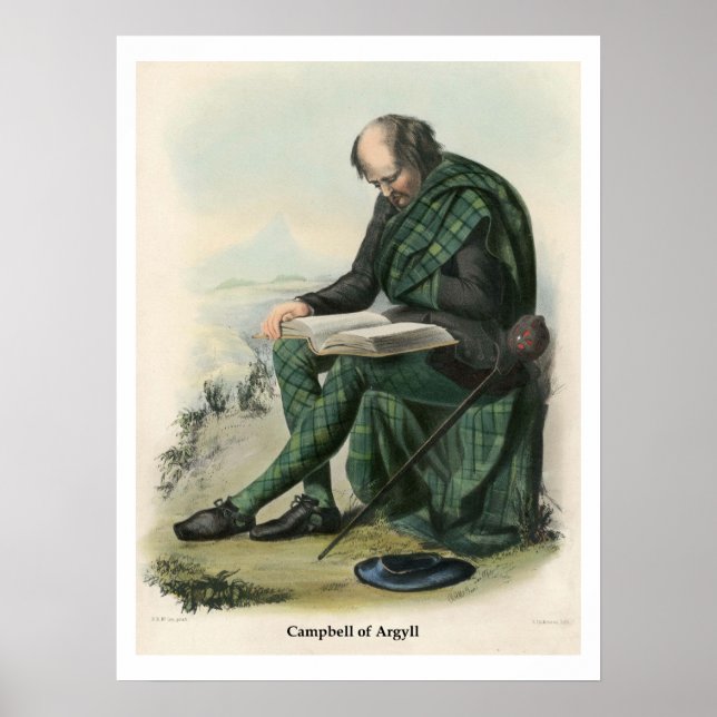 Affiche Clan Campbell d'Argyll (Devant)