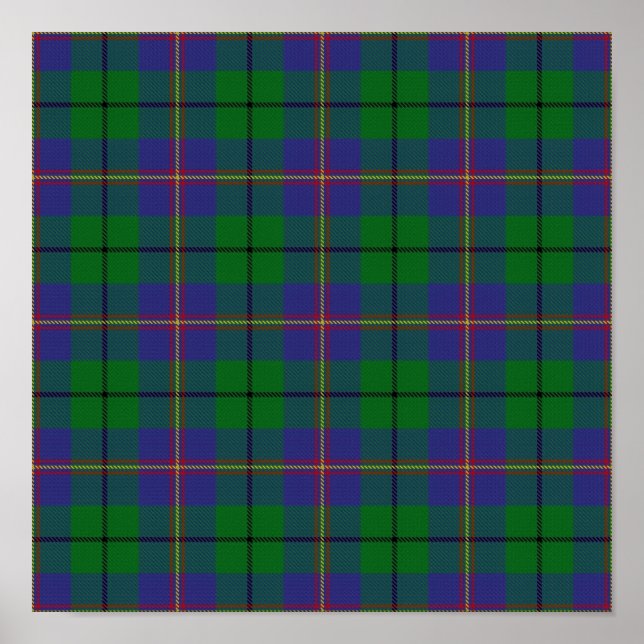 Affiche Clan Carmichael Tartan - Téléchargement numérique (Devant)