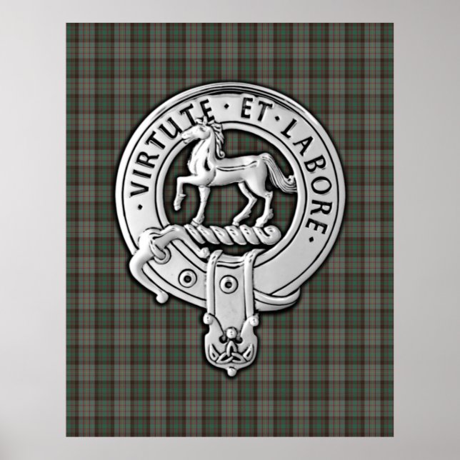 Affiche Clan Cochrane Crest & Hunting Tartan (Devant)