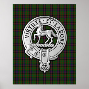 Affiche Clan Cochrane Crest & Tartan