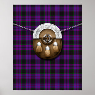 Affiche Clan Laird Tartan Et Sporran