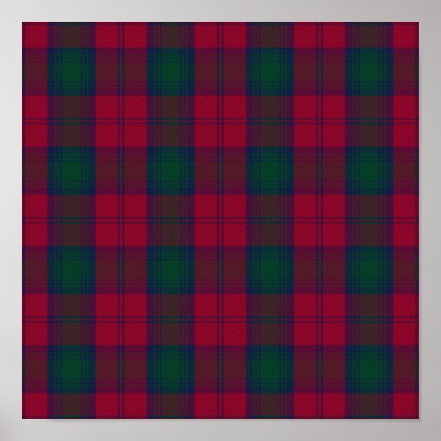 Affiche Clan Lindsay Tartan - Téléchargement numérique (Devant)