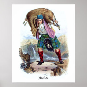 Affiche Clan MacRae by R. R. McIan