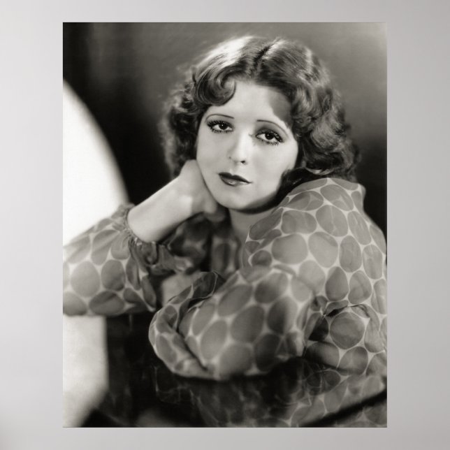 Affiche Clara Bow : La fille "It" (années 1920) (Devant)