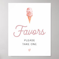 CLARA Rétro Glace Rose Mariage Faveurs de Fête Po