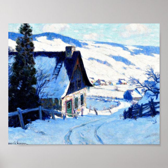 Affiche Clarence Gagnon - ferme (Devant)