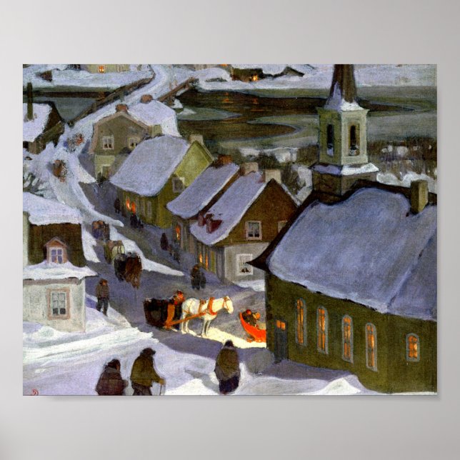 Affiche Clarence Gagnon - Messe de minuit (Devant)
