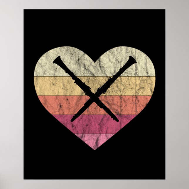 Affiche Clarinetist aime jouer Clarinet (Devant)