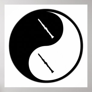 Affiche Clarinette de Yin Yang