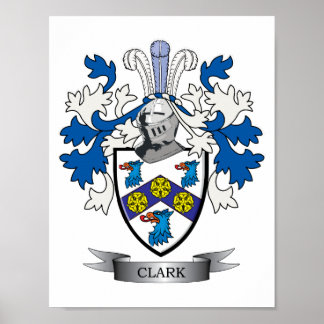 Affiche Clark coat of Arms