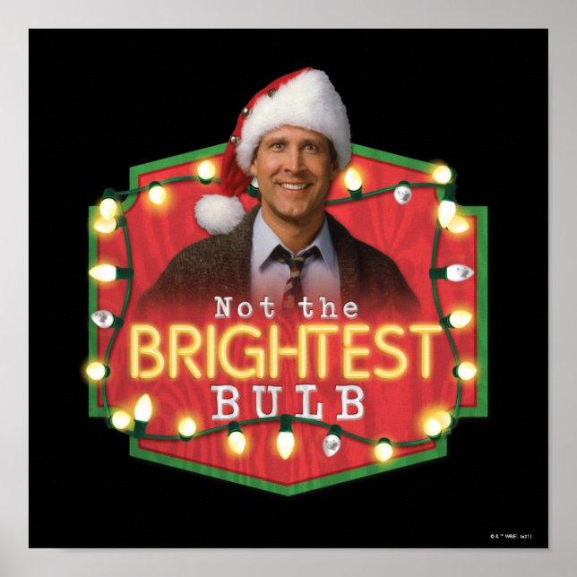 Affiche Clark Griswold | Pas l'ampoule la plus brillante (Devant)