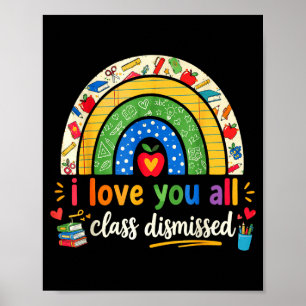 Affiche Classe d'amour congédiée professeur dernier jour d