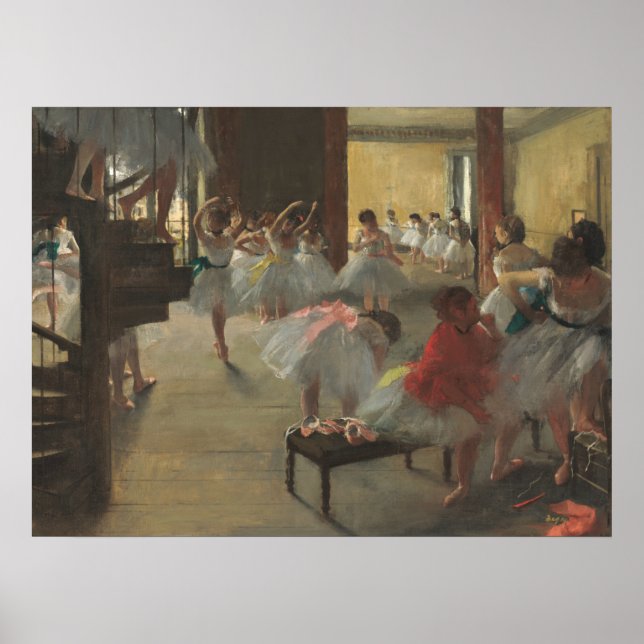 Affiche Classe Danse - Edgar Degas Art (Devant)