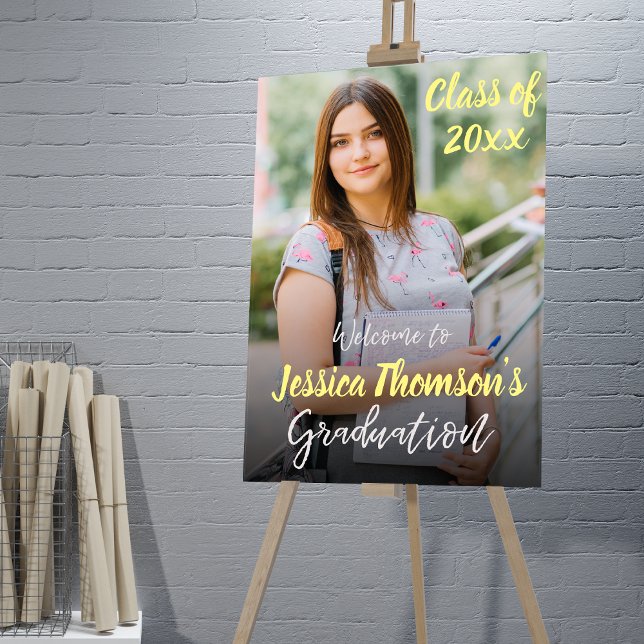 Affiche Classe de 2025 Photo Graduation Party Welcome (Class of 2025 Photo Graduation Party Welcome Poster)