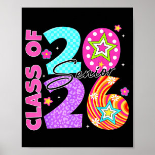 Affiche Classe de 2026 senior 2026 remise des diplômes pou