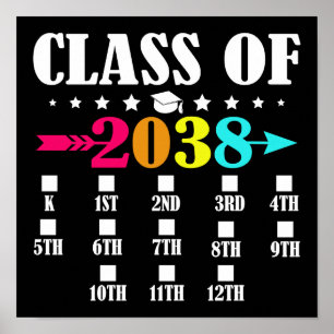 Affiche Classe De 2038 1Ème Jour De Maternelle 12Ème Année
