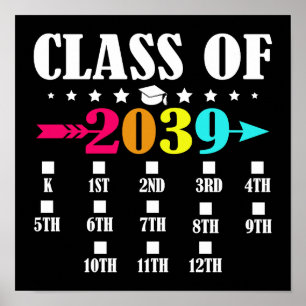 Affiche Classe De 2039 Maternelle 12E Année