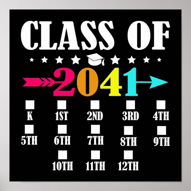 Affiche Classe De 2041 Maternelle 12E Année (Devant)