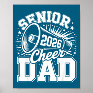 Affiche Classe de Cheer Senior 2026 Fier 2026 Papa Cheerle