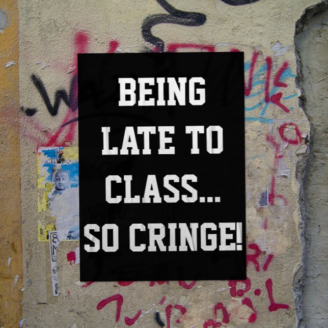 Affiche Classe de décors de salle de classe du collège (Créateur téléchargé)