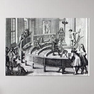 Affiche Classe de dessin de la vie, 1739