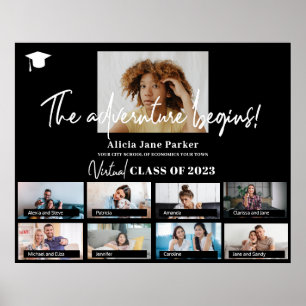 Affiche Classe de diplôme de l'année photo personnalisée