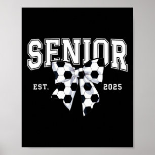 Affiche Classe de football senior de 2025 Diplômé senior 2