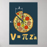 Affiche Classe de mathématiques Pi Day Enseignant Pizza Ga<br><div class="desc">Quand vous ne pouvez pas expliquer Pi à tous les étudiants de la classe,  cette pizza cool représentation de Pi pourrait faire l'astuce. Parfait pour les professeurs de mathématiques,  les professeurs et les étudiants</div>
